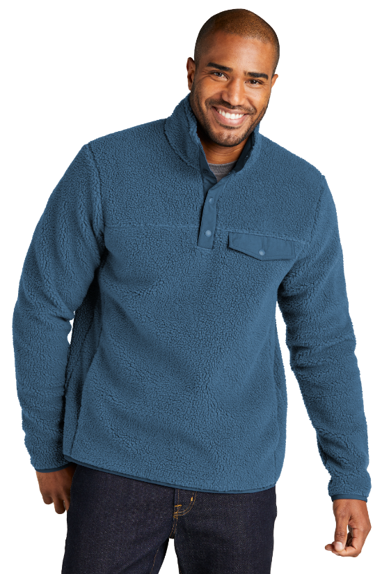 Port Authority® Camp Fleece Snap Pullover - SM-F140