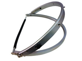 RADNOR Aluminum Mounting Bracket For Full Brim Hard Hats 