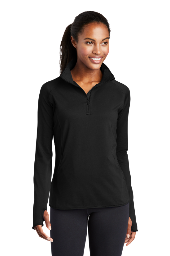 Sport-Tek® Ladies Sport-Wick® Stretch 1/4-Zip Pullover - SM-LST850