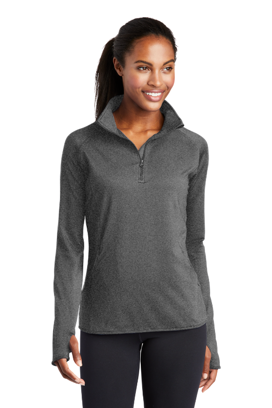 Sport-Tek® Ladies Sport-Wick® Stretch 1/4-Zip Pullover - SM-LST850