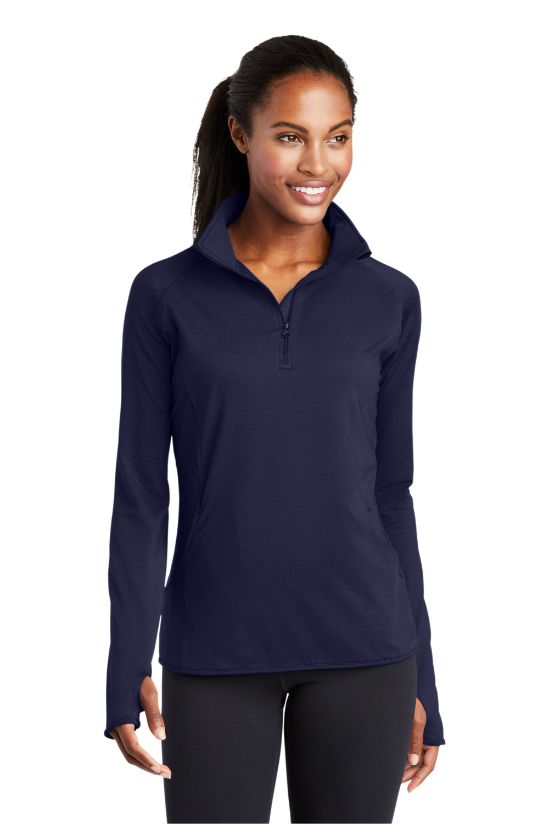 Sport-Tek® Ladies Sport-Wick® Stretch 1/4-Zip Pullover - SM-LST850