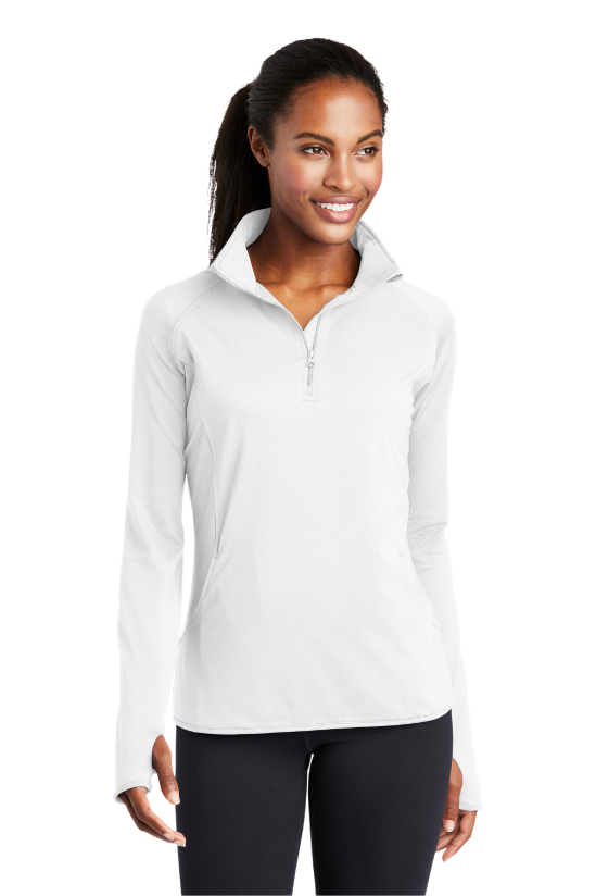 Sport-Tek® Ladies Sport-Wick® Stretch 1/4-Zip Pullover - SM-LST850