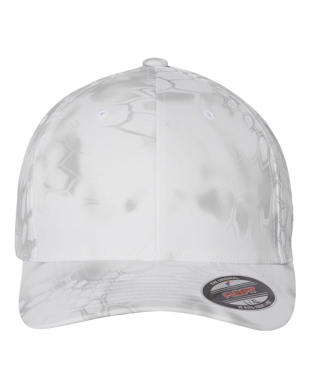 Flexfit Cotton Blend Cap with Off-Set VoltaGrid Wave, Company Name on Back - SS-26095