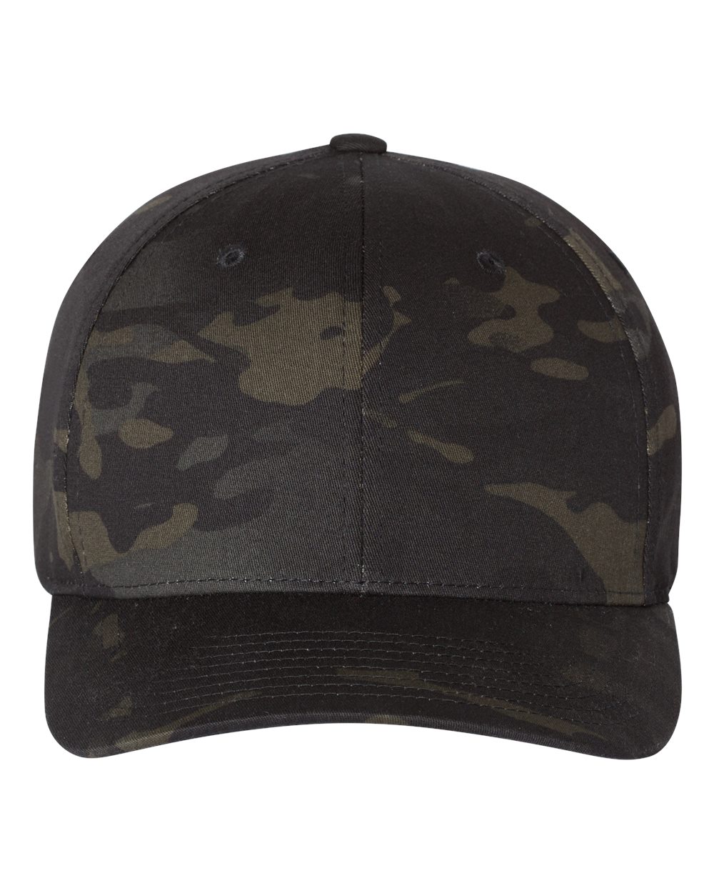 Flexfit Cotton Blend Cap with Off-Set VoltaGrid Wave, Company Name on Back - SS-26095