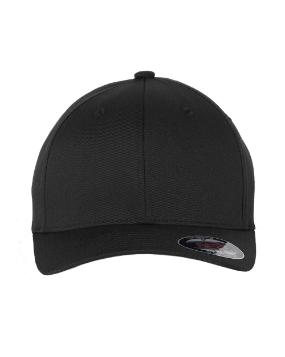 Flexfit Cotton Blend Cap with Off-Set VoltaGrid Wave, Company Name on Back