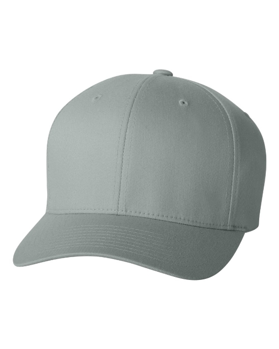 Flexfit Cotton Blend Cap with Off-Set VoltaGrid Wave, Company Name on Back - SS-26095