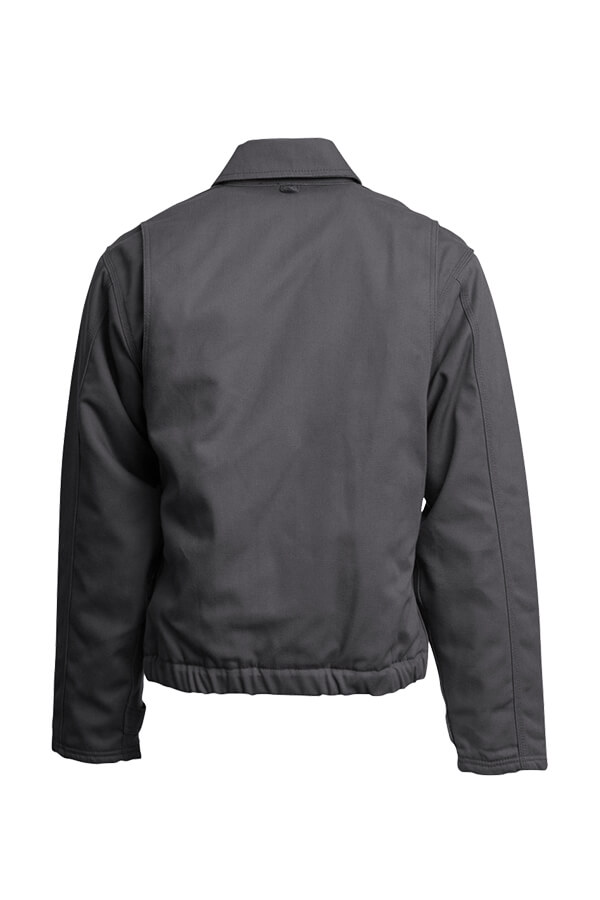FR INSULATED JACKET 8.5oz. 100% Cotton PU Laminate Duck/ Lining: 12oz. Quilted Lining 46% Cotton 50% FR Non Woven Modacrylic 4% FR Polyester - JTFRWS9