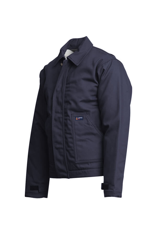 FR INSULATED JACKET 8.5oz. 100% Cotton PU Laminate Duck/ Lining: 12oz. Quilted Lining 46% Cotton 50% FR Non Woven Modacrylic 4% FR Polyester - JTFRWS9