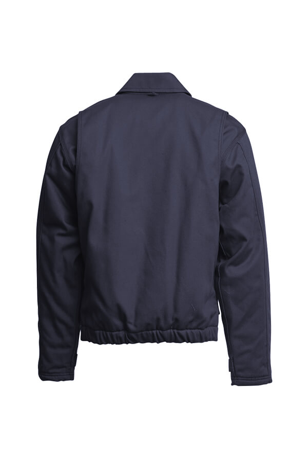FR INSULATED JACKET 8.5oz. 100% Cotton PU Laminate Duck/ Lining: 12oz. Quilted Lining 46% Cotton 50% FR Non Woven Modacrylic 4% FR Polyester - JTFRWS9