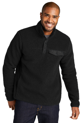 Port Authority® Camp Fleece Snap Pullover